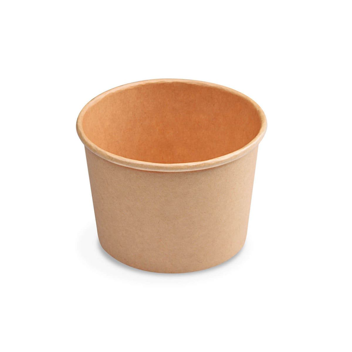 Suppenbecher 500 ml aus Kraftpapier mit Deckel
