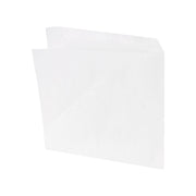 Burgertüte, Kraftpapier, Weiß, 130 × 130 mm – leer