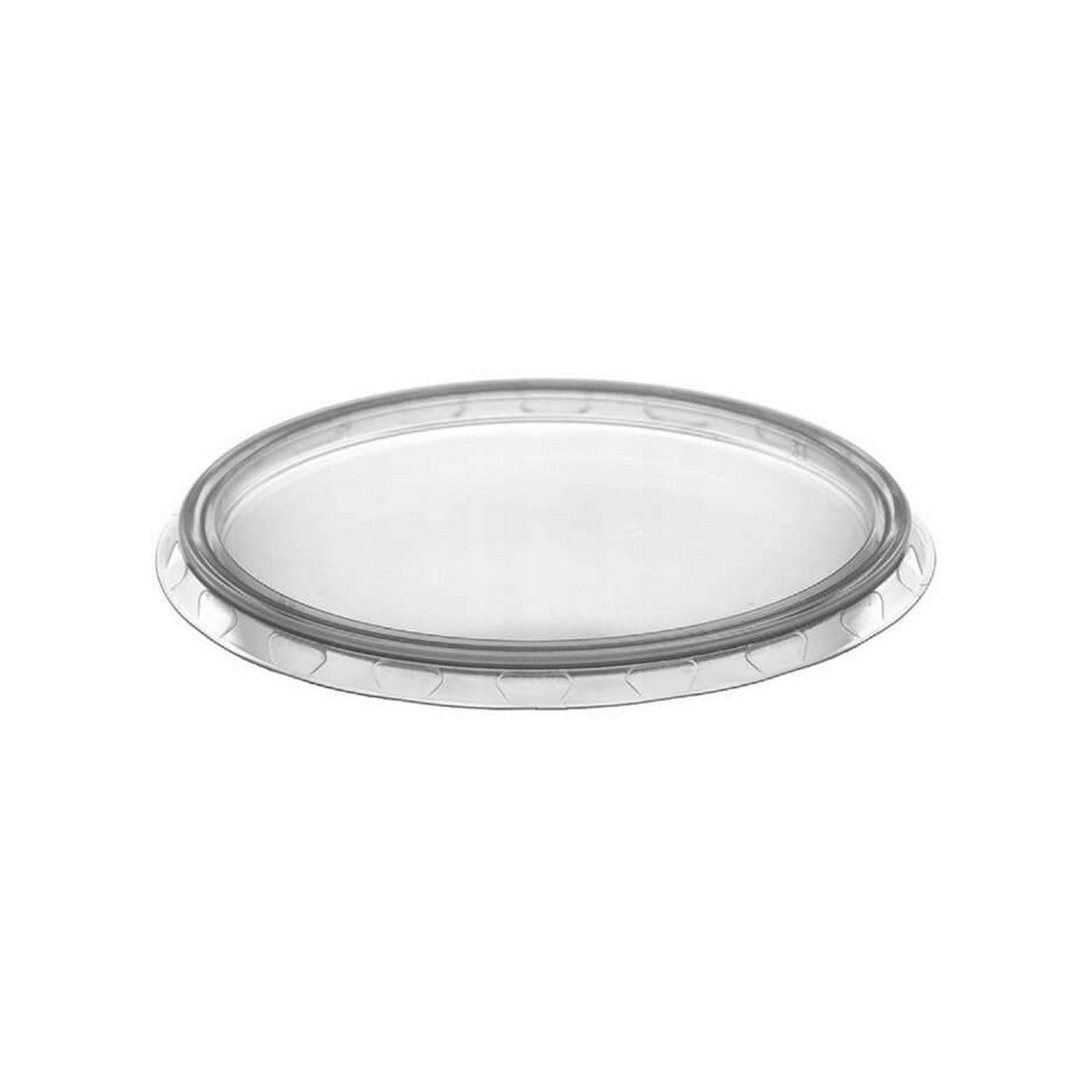 PP-Deckel Ø 70 mm für Portionsbecher 50/80 ml – schräg von oben