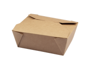 Foodbox 2.500 ml, Kraftpapier, 195 x 140 x 90 mm