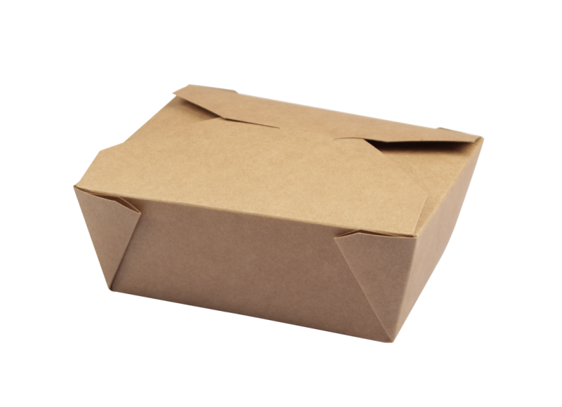 Foodbox 2.500 ml, Kraftpapier, 195 x 140 x 90 mm