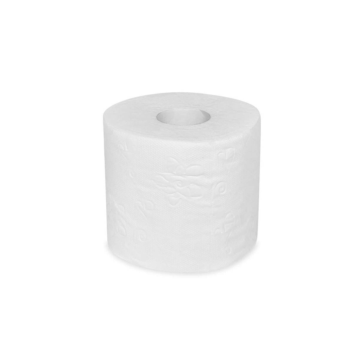 Toilettenpapier Weiß, 3-lagig, 250 Blatt – einzelne Rolle