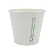 Pappbecher 6oz / 150 ml, weiß, Ø 80 mm