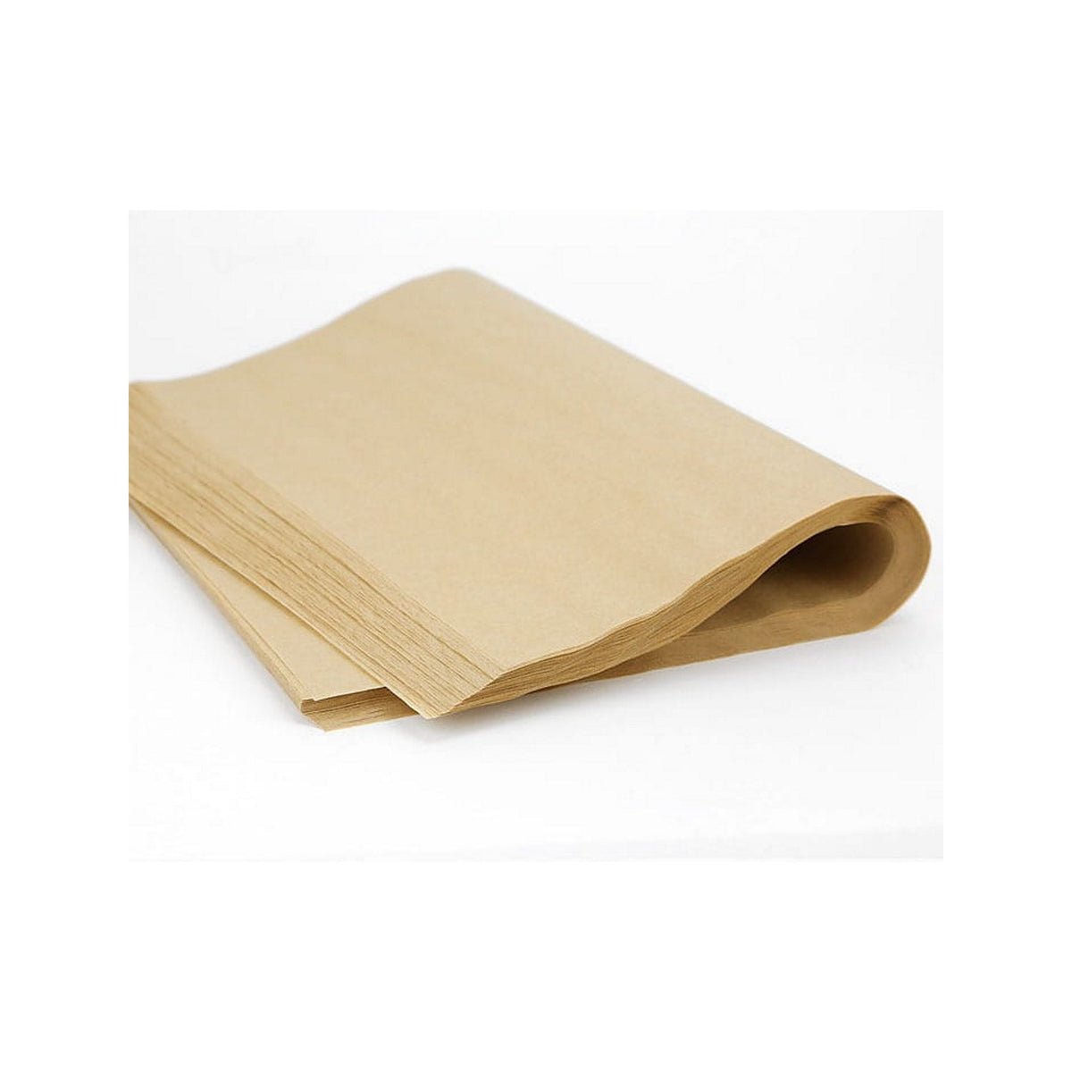 Pergamentpapier Kraft, 40 × 40 cm, PE-beschichtet (10 kg)