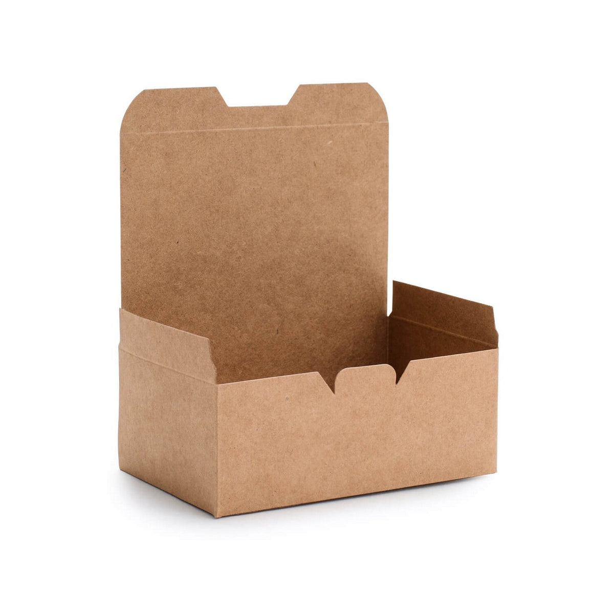 Snackbox 900 ml (Gr. M), Kraftpapier, 150 × 91 × 70 mm – leer