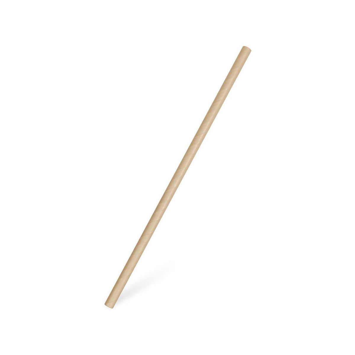 Trinkhalme aus Papier, Kraft, Ø 8 × 250 mm
