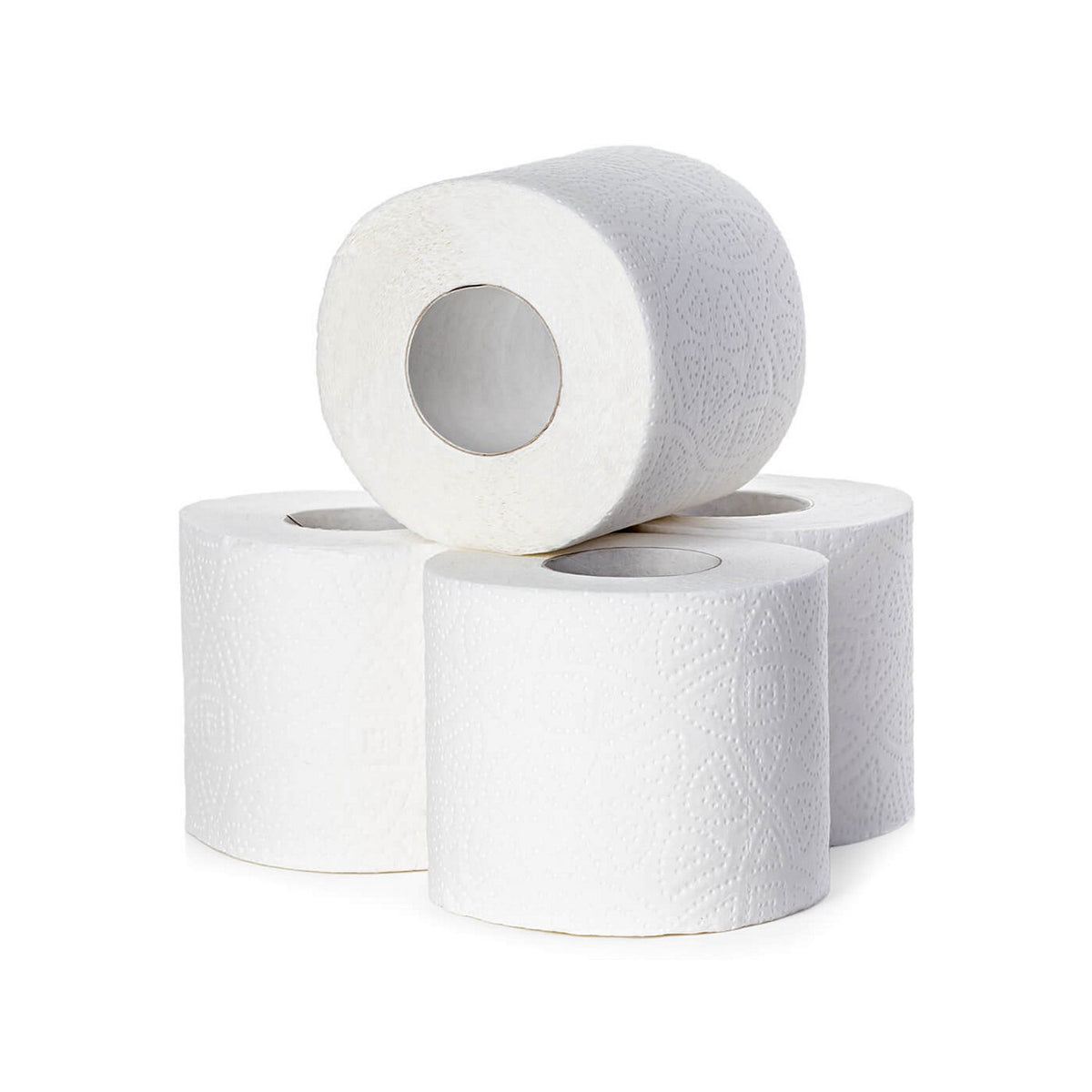 Toilettenpapier Weiß, 3-lagig, 250 Blatt – mehrere Rollen